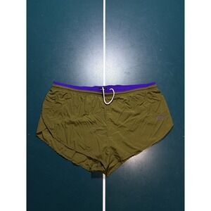 Vintage Tinley Shorts Men's XL Olive Green Brief Lined Running Lined USA Rare